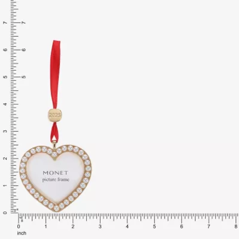 Monet Jewelry Gold Tone Frame Christmas Ornament