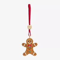 Monet Jewelry Gold Tone Gingerbread Man Christmas Ornament