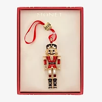 Monet Jewelry Gold Tone Nutcracker Christmas Ornament