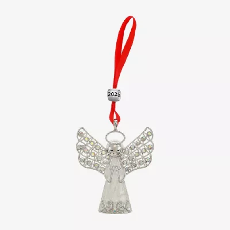 Monet Jewelry Silver Tone Christmas Ornament