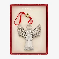 Monet Jewelry Silver Tone Christmas Ornament