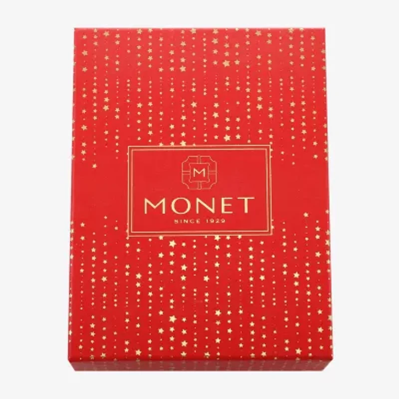 Monet Jewelry Gold Tone Teacher Red Apple Christmas Ornament