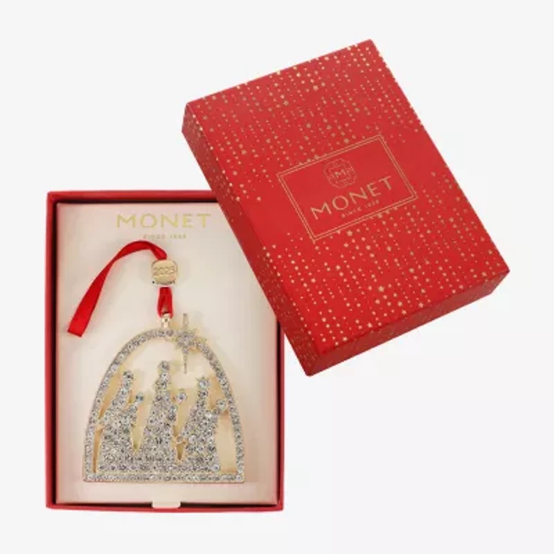 Monet Jewelry Gold Tone 3 Wise Men Kings Christmas Ornament
