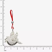 Monet Jewelry Silver Tone White Dove Peace On Earth Christmas Ornament