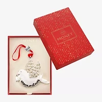Monet Jewelry Silver Tone White Dove Peace On Earth Christmas Ornament