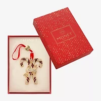 Monet Jewelry Gold Tone Candy Cane Christmas Ornament