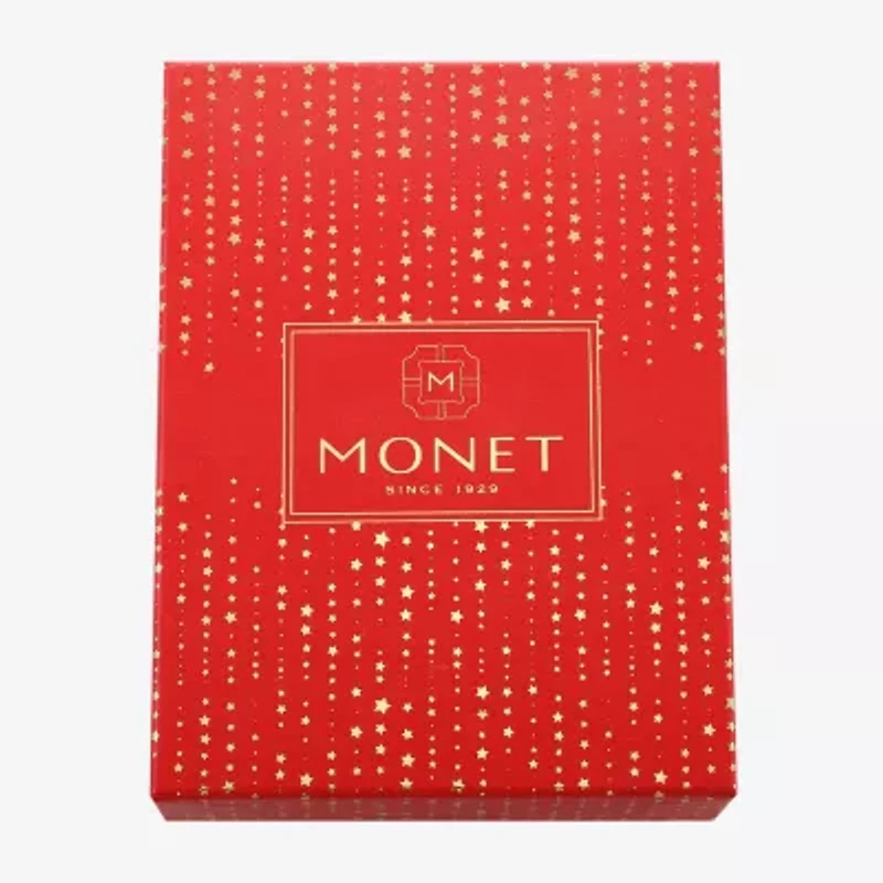 Monet Jewelry Gold Tone Purple Christmas Ornament