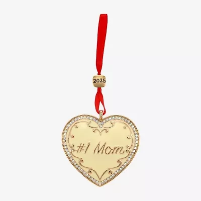 Monet Jewelry Gold Tone Mom Christmas Ornament
