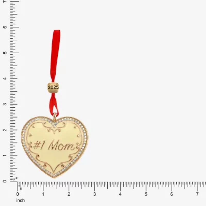 Monet Jewelry Gold Tone Mom Christmas Ornament