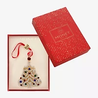 Monet Jewelry Silver Tone Christmas Tree Christmas Ornament