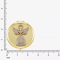 Monet Jewelry Gold Tone Gold Tone Angel Compact Mirror