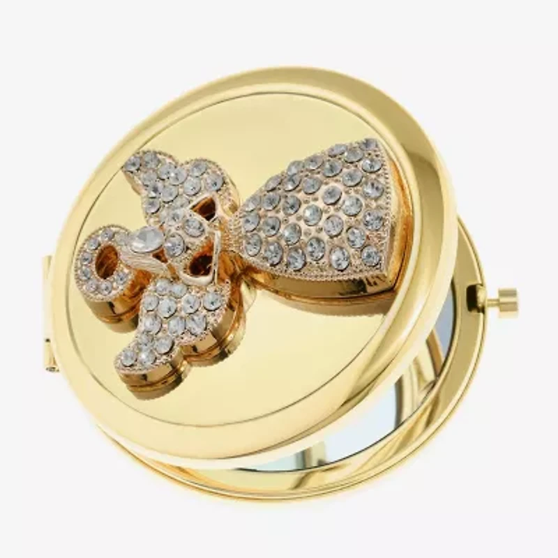 Monet Jewelry Gold Tone Gold Tone Angel Compact Mirror