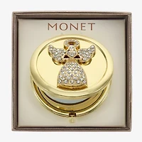 Monet Jewelry Gold Tone Gold Tone Angel Compact Mirror