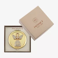 Monet Jewelry Gold Tone Gold Tone Angel Compact Mirror