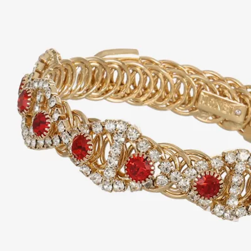 Monet Jewelry Coil Womens Glass Wrap Bracelet