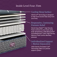 Beautyrest World Class Level Four 13.5" Firm Tight top
