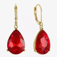 Monet Jewelry Womens Glass Drop Earrings