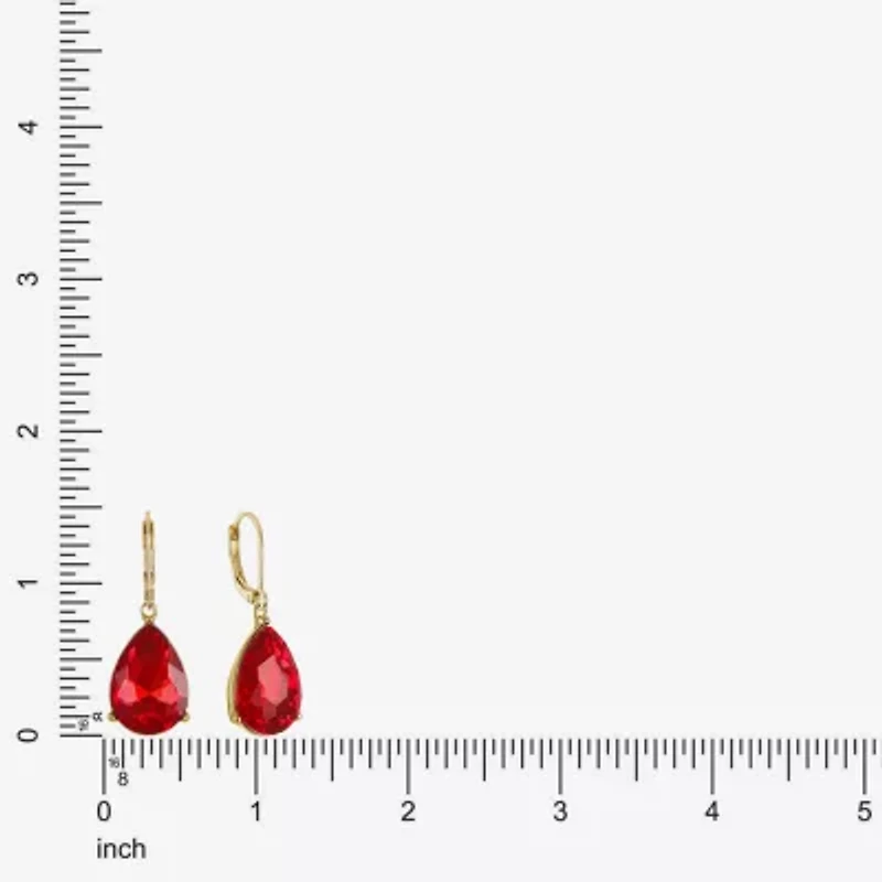Monet Jewelry Womens Glass Drop Earrings