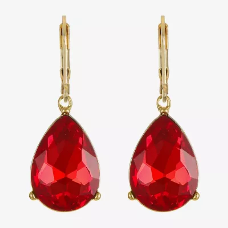 Monet Jewelry Womens Glass Drop Earrings