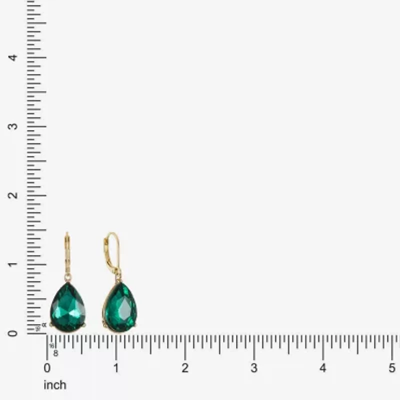 Monet Jewelry Womens Glass Drop Earrings