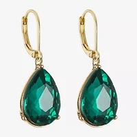 Monet Jewelry Womens Glass Drop Earrings