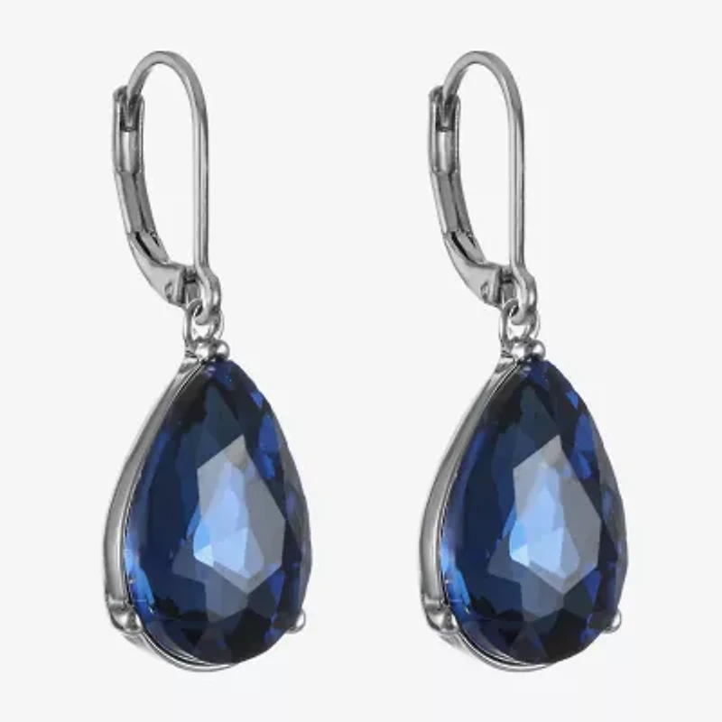 Monet Jewelry Womens Glass Drop Earrings