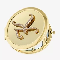 Monet Jewelry Initial Gold Tone Compact Mirror