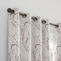 Eclipse Ambiance Botanical Grommet Top Energy Saving 100% Blackout Single Curtain Panel