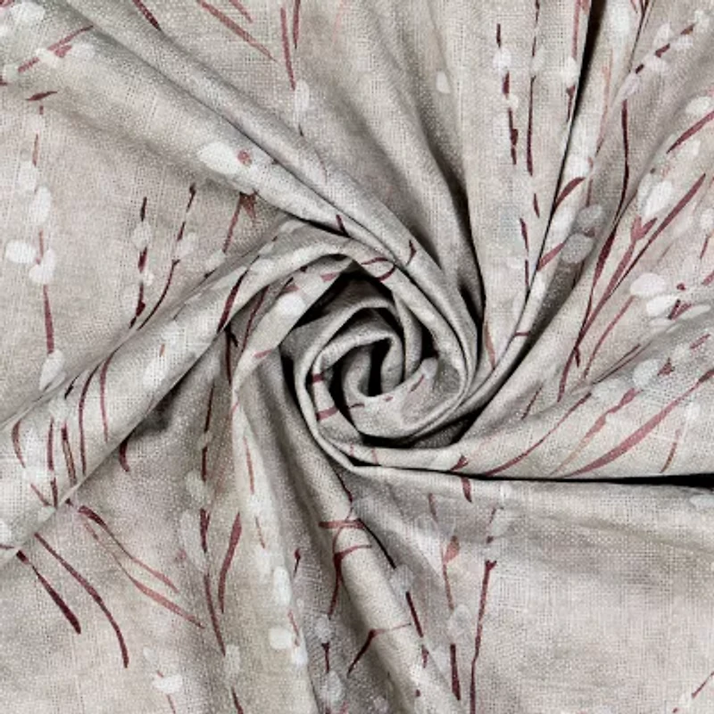 Eclipse Ambiance Botanical Grommet Top Energy Saving 100% Blackout Single Curtain Panel