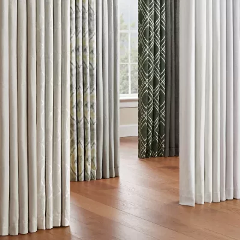 Eclipse Ambiance Botanical Grommet Top Energy Saving 100% Blackout Single Curtain Panel