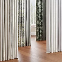 Eclipse Ambiance Botanical Grommet Top Energy Saving 100% Blackout Single Curtain Panel