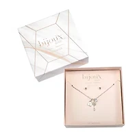 Bijoux Bar Delicates Womens Keys 2-pc. Jewelry Set