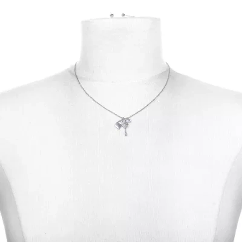 Bijoux Bar Delicates Womens Keys 2-pc. Jewelry Set