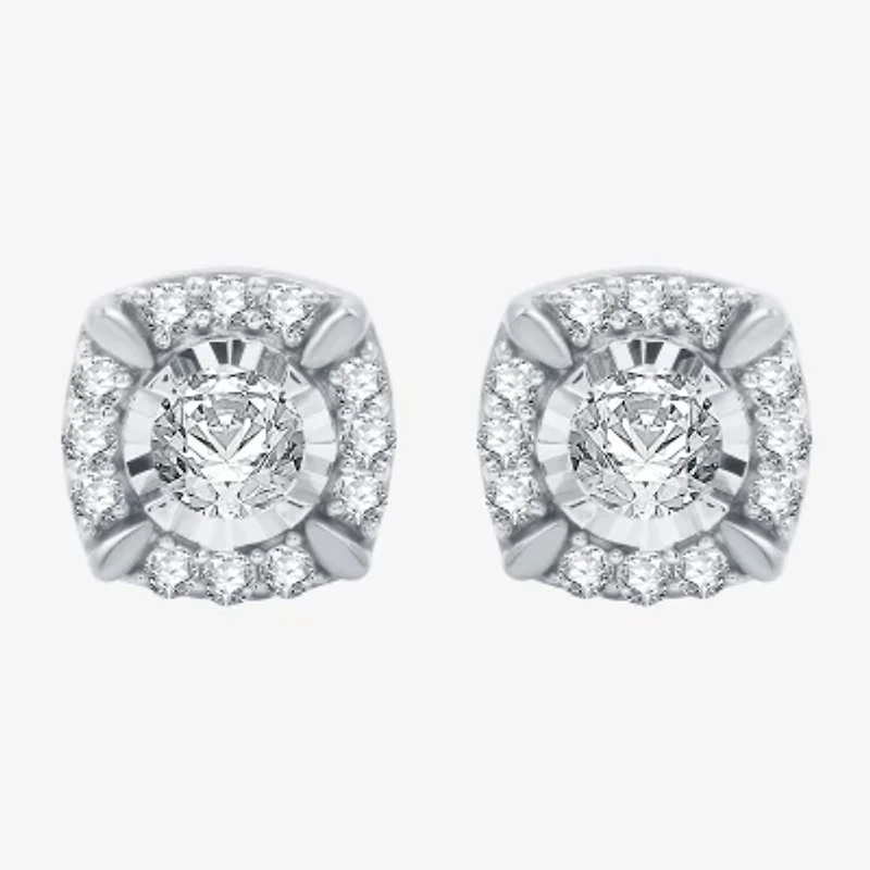 Ever Star (H-I / I1) 5/8 CT. T.W. Lab Grown White Diamond 10K Gold 8.3mm Stud Earrings