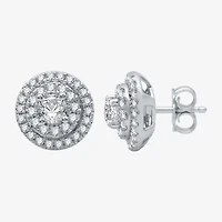 (G / Si2) Womens 2 CT. T.W. Lab Grown Diamond 10K White Gold Round 2-pc. Jewelry Set