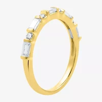 I Said Yes (H-I / I1) Womens 1/3 CT. T.W. Lab Grown White Diamond 14K Gold Over Silver Sterling Wedding Band