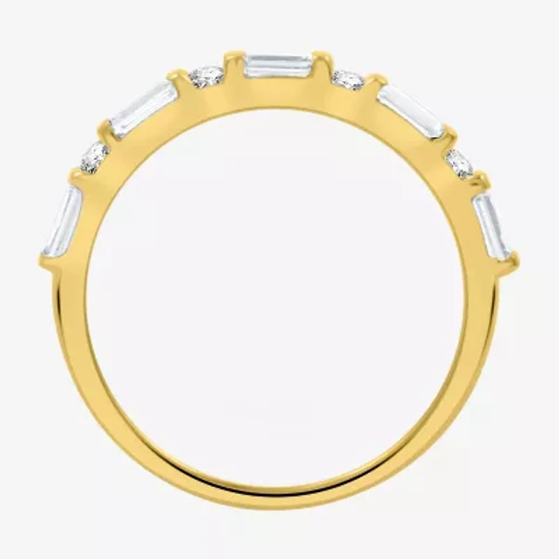 I Said Yes (H-I / I1) Womens 1/3 CT. T.W. Lab Grown White Diamond 14K Gold Over Silver Sterling Wedding Band