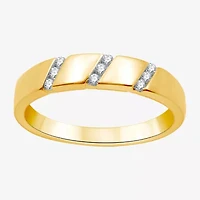 I Said Yes (H-I / I1) 1/6 CT. T.W. Lab Grown White Diamond Sterling Silver or 14K Gold Over Wedding Band