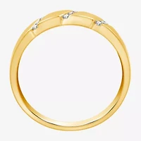 I Said Yes (H-I / I1) 1/6 CT. T.W. Lab Grown White Diamond Sterling Silver or 14K Gold Over Wedding Band
