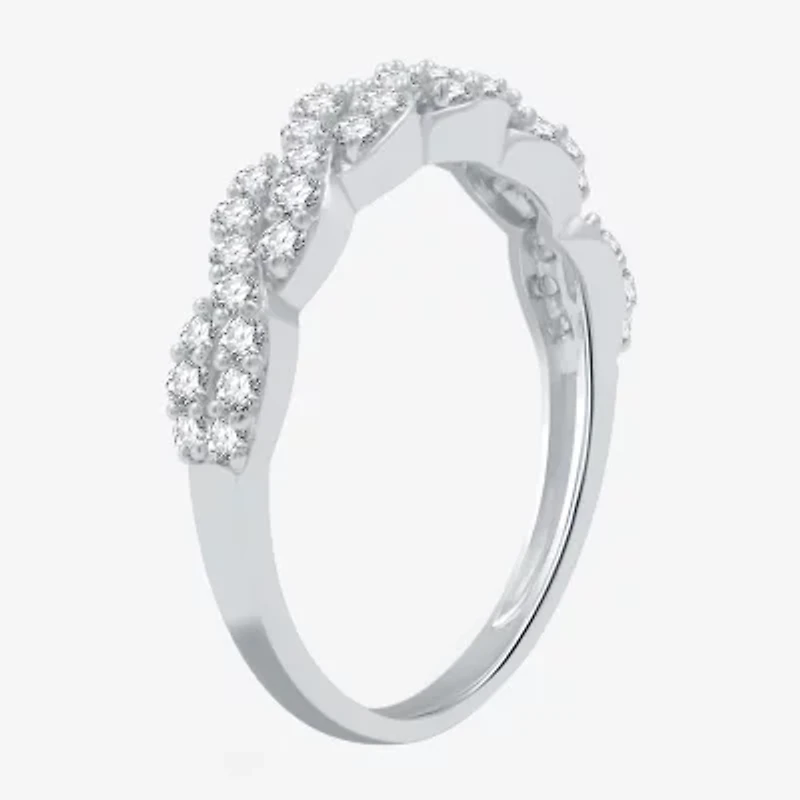 I Said Yes (H-I / I1) Womens 1 CT. T.W. Lab Grown White Diamond Sterling Silver Wedding Ring Set