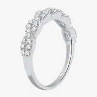 I Said Yes (H-I / I1) Womens 1 CT. T.W. Lab Grown White Diamond Sterling Silver Wedding Ring Set