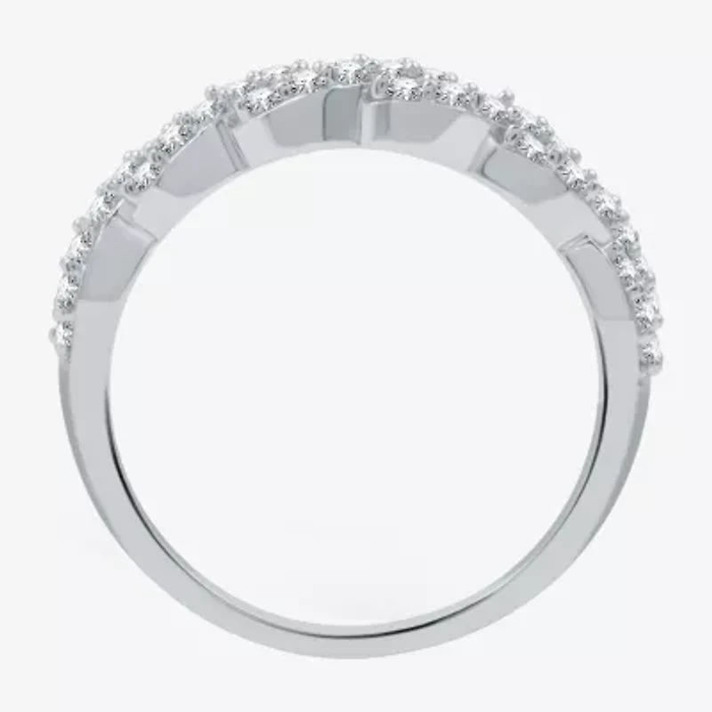 I Said Yes (H-I / I1) Womens 1 CT. T.W. Lab Grown White Diamond Sterling Silver Wedding Ring Set