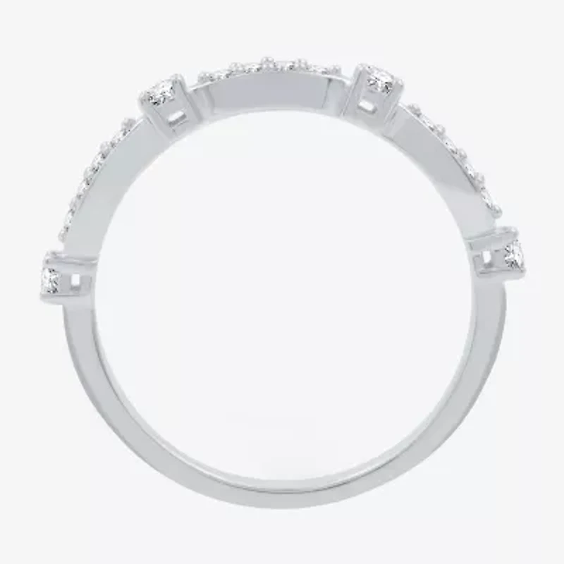 I Said Yes (H-I / I1) Womens 1 CT. T.W. Lab Grown White Diamond Sterling Silver Wedding Ring Set