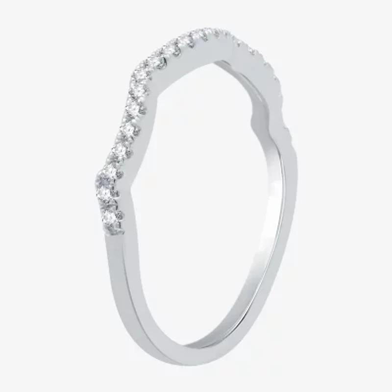I Said Yes (H-I / I1) Womens 1 CT. T.W. Lab Grown White Diamond Sterling Silver Round Side Stone Halo Bridal Set