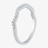 I Said Yes (H-I / I1) Womens 1 CT. T.W. Lab Grown White Diamond Sterling Silver Round Side Stone Halo Bridal Set