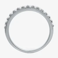 I Said Yes (H-I / I1) Womens 1 CT. T.W. Lab Grown White Diamond Sterling Silver or 14K Gold Over Silver Pear Side Stone Halo Bridal Set