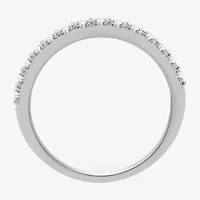 I Said Yes (H-I / I1) Womens 1 CT. T.W. Lab Grown White Diamond Sterling Silver or 14K Gold Over Silver Oval Side Stone Halo Bridal Set