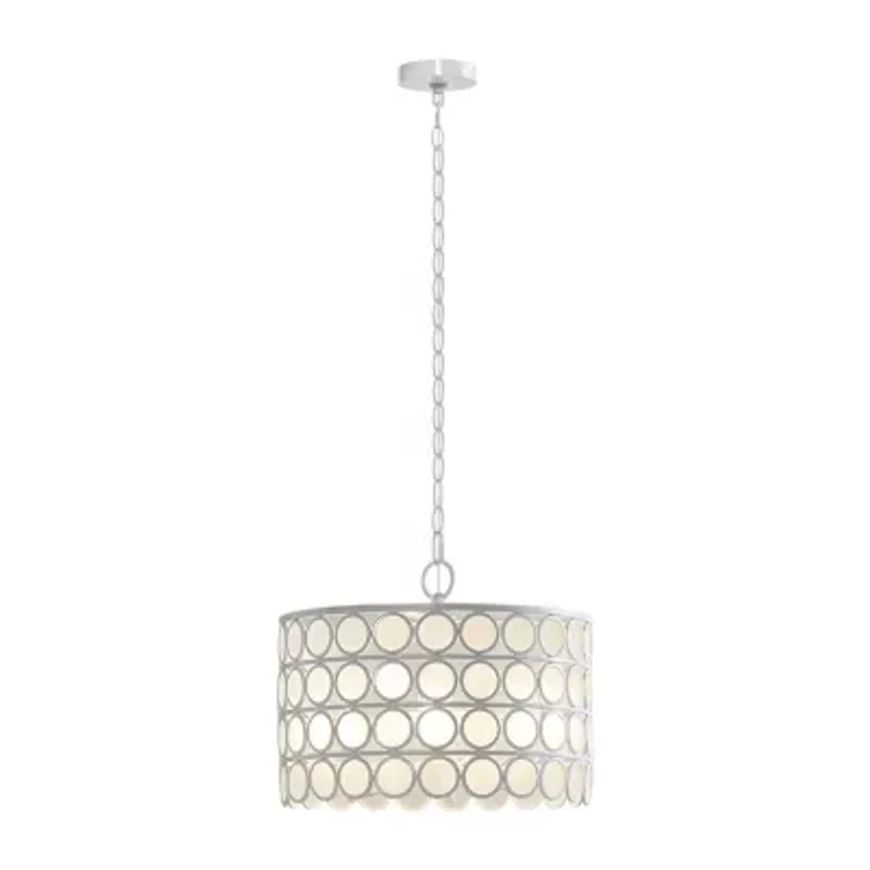 Hampton Hill Abbot 4 Light Drum Shaped Chandelier