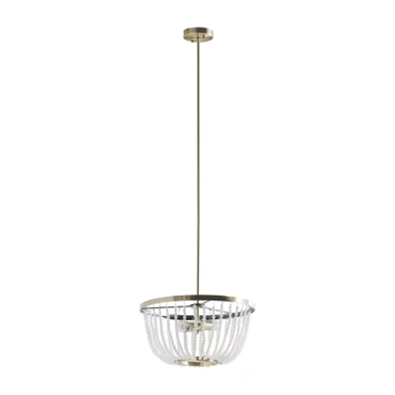 Hampton Hill Melrose 2 Light Beaded Chandelier