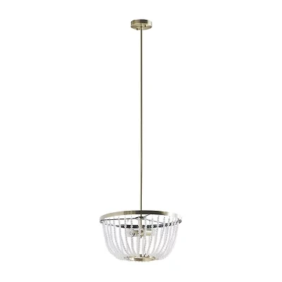 Hampton Hill Melrose 2 Light Beaded Chandelier